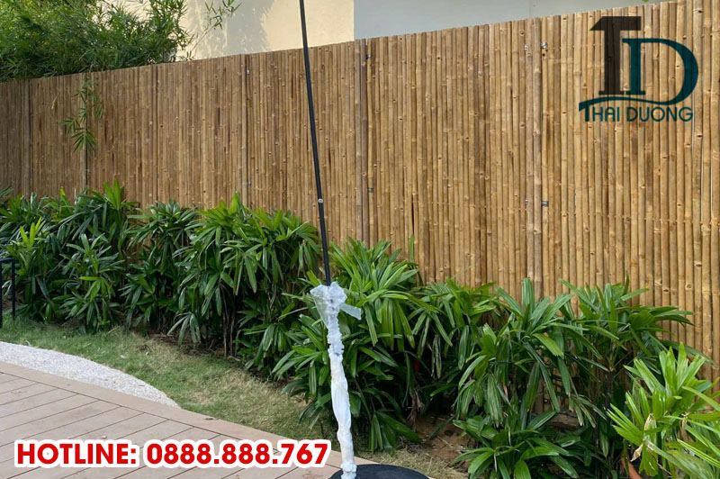 Cách làm hàng rào bằng tre
